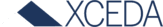 Xceda Logo on Green Bgpng